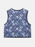 Chaleco azul y blanco, reversible y acolchado LEGILETTE / 24H2PFJ1CSM001