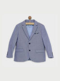Chaqueta de color azul RIVINAGE / 19E3PGF1VES070