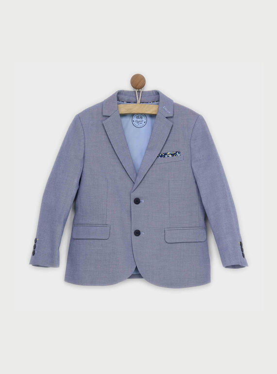Chaqueta de color azul RIVINAGE / 19E3PGF1VES070