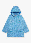 Impermeable 2 en 1 azul para niña CLAFLETTE / 22E2PFG1IMP208