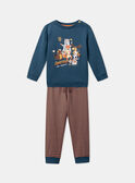 Pijama de forro polar cepillado Animaux de la forêt LUISPOAGE / 24H5PG36PYJ714