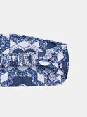 Cinta para el pelo de color azul y blanco con estampado floral LACHLOE / 24H4BFJ1BAN001