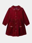 Vestido de pana bordado LALICHETTE / 24H2PFR1ROBF506