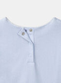 Camiseta de manga corta azul cielo MEPIAFETTE / 25E2PF81TMC020