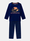 Pijama con dinosaurio de terciopelo MUIVELAGE / 25E5PGE6PYJC209