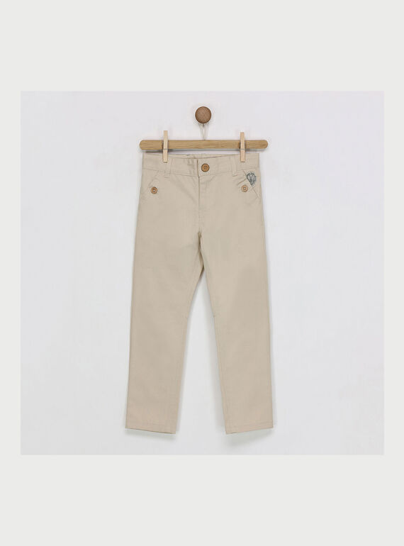 Pantalón de color beige RYAGE / 19E3PGR1PAN806