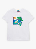 Camiseta de color crudo de manga corta FLEFROGAGE / 23E3PGS3TMC001