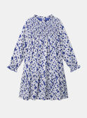 Vestido de flores con frunces MESMOKETTE / 25E2PF81ROBC238