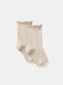 calcetines packx3 rosa LITRIETTE / 24H4PFK1LC3D319
