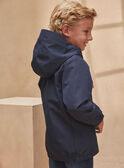 Parka con capucha y chaqueta azul marino KRACAGE / 24E3PG81PARC205