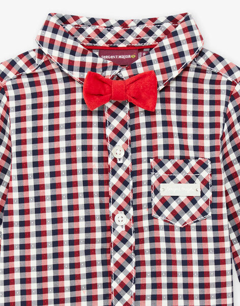 Chemise A Carreaux Et Nœud Papillon Bebe Garcon Achat En Ligne Chemise T Shirt Et Polo Sergentmajor