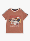 Camiseta avellana de manga corta FLIBAGE / 23E3PGP2TMC821