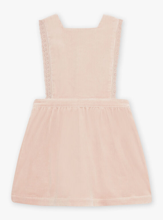 Vestido estilo delantal de terciopelo DULCINETTE / 22H2PFR1CHS801