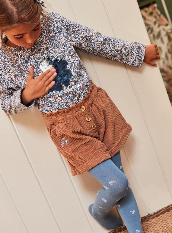Sudadera con estampado floral y dibujo de copo y lentejuelas reversibles DIASWETTE / 22H2PFY1SWEC206