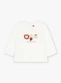 Camiseta de color crudo de manga corta GANATHAN / 23H1BGI2TML001
