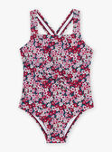 Bañador de color casis con estampado floral FRYCRETTE / 23E4PFM4D4KD302