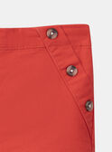 Pantalones cortos rojos niña KESHORETTE / 24E2PF41SHO050