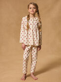 Pijama de punto de pájaros MUICAETTE / 25E5PFE3PYJ114