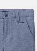 Bermudas bordadas azules KREBERAGE / 24E3PGL2BER205