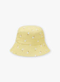 Gorro bucket reversible amarillo KRABOBETTE / 24E4PF81CHAB104