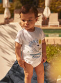 Camiseta-body blanca de manga corta LABILLY / 24H1BGI2BOD000
