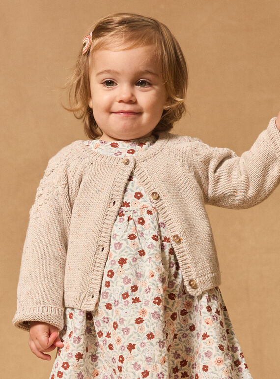 Chaqueta de punto floral jaspeada  MABELLE / 25E1BF71CAR006