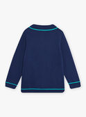 Jersey azul con estampado de tiburón para niño COMIDAGE / 22E3PGN1PULC231
