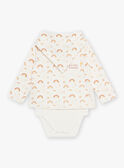 Body y fular con estampado celeste para bebé niño CAARLO / 22E1BG71BOD001