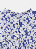 Vestido de flores con frunces MESMOKETTE / 25E2PF81ROBC238