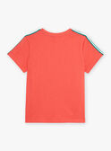 Camiseta roja con estampado de playa para niño COACAGE / 22E3PGM1TMC506