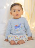 Pelele con estampado de ballena y calcetines para bebé niño CEIACOB / 22E5BG51GREC232
