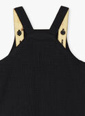 Peto de color negro para niña bebé ZADOLLY / 21E1BF91SAL090