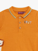 Polo de punto fino amarillo para bebé niño CAKOBE / 22E1BG91POLB114