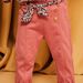 Pantalón milano de color rosa envejecido