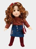 Traje de muñeca India de color púrpura SEALITENU7 / 19HZENS8TENF511