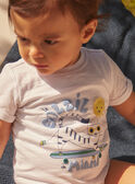 Camiseta-body blanca de manga corta LABILLY / 24H1BGI2BOD000