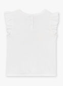 Camiseta de manga corta de color crudo LAPAYETTE / 24H2PFI2TMC001