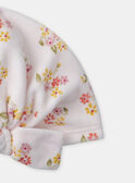 Pijama de terciopelo con gorro 