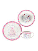 Kit para comida de color rosa y blanco ROPASFILLE / 19EZLAX2KTR001
