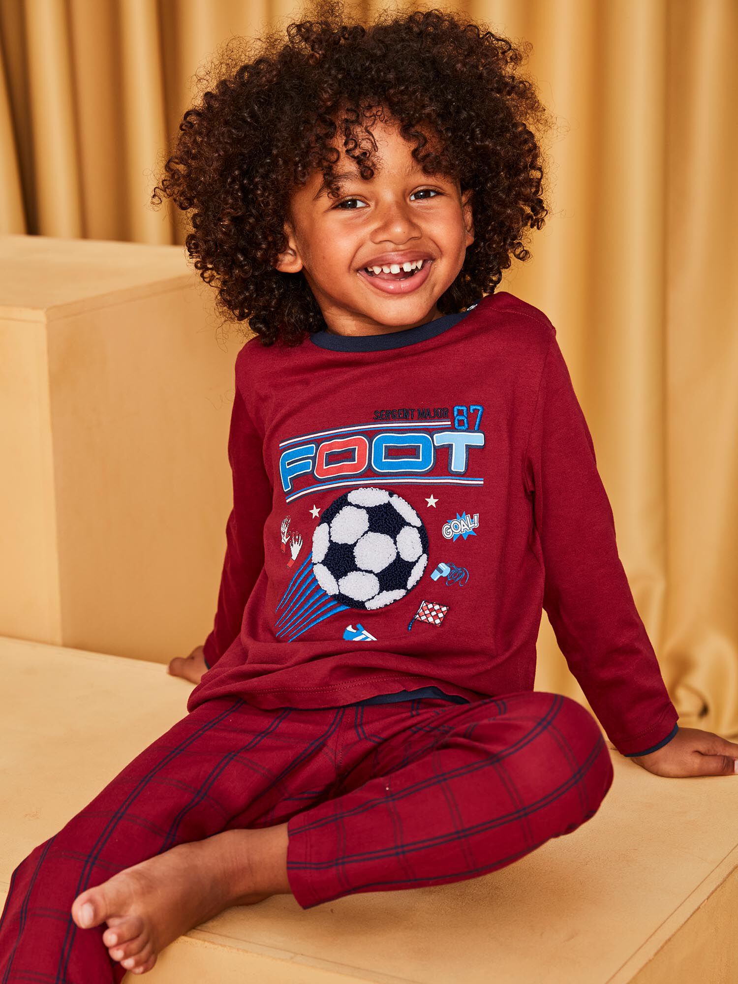 Pijama futbol niño best sale