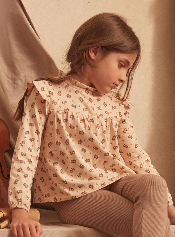 Camisera de manga larga rosa LIMONETTE / 24H2PFK1TMLD319
