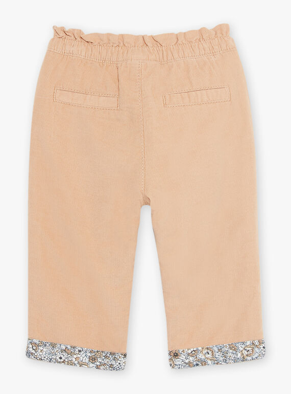 Pantalón beige de pana DAREGINE / 22H1BFY1PANI820