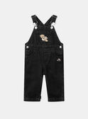 Pantalón con peto vaquero negro LAFLAVIEN / 24H1BGK1SALK003