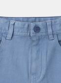 Pantalón cargo slim azul escarchado LESLIMAGE / 24H3PGJ1PANC206