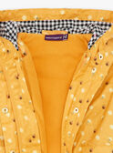 Parka 2 en 1 con capucha de color amarillo ZUANAELLE / 21E1BFM1IMPB114