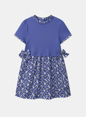 Vestido de dos materiales MEBIGETTE / 25E2PF82ROBC238