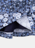 Vestido azul y blanco con estampado floral LACECILE / 24H1BFJ1ROB070