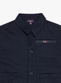 Chaqueta con estampado de rayas tono sobre tono FOPAGE / 23E3PGC1VES070