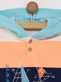 Sudadera-camiseta de color turquesa RENORAGE / 19E3PGD1SWE203