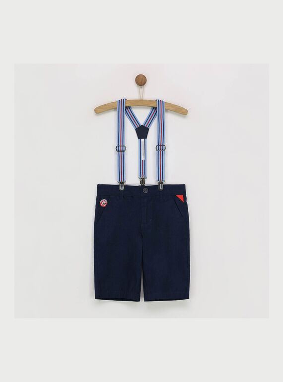 Bermudas de color azul marino RYZOUFAGE / 19E3PGT1BER070